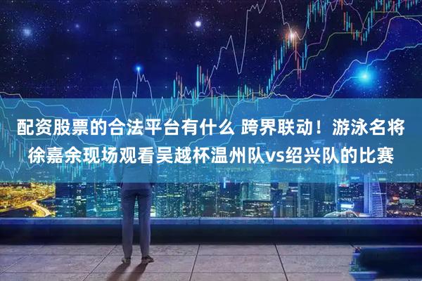 配资股票的合法平台有什么 跨界联动！游泳名将徐嘉余现场观看吴越杯温州队vs绍兴队的比赛